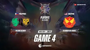 Falcons AP Bren vs Selangor Red Giants GAME 6 GRAND FINAL MSC 2024 | SRG VS FCAP ESPORTSTV